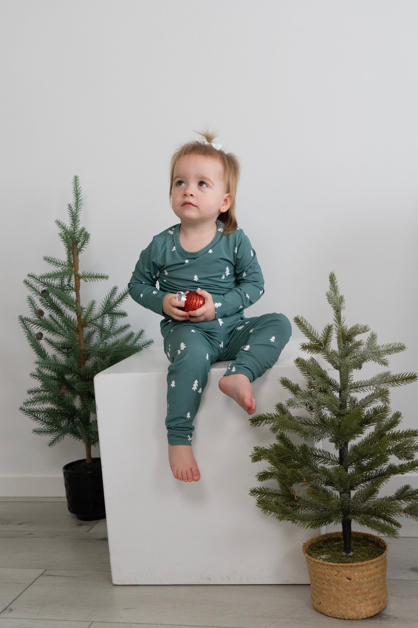 Belan.J Long Sleeve PJ Set - Tiny Trees