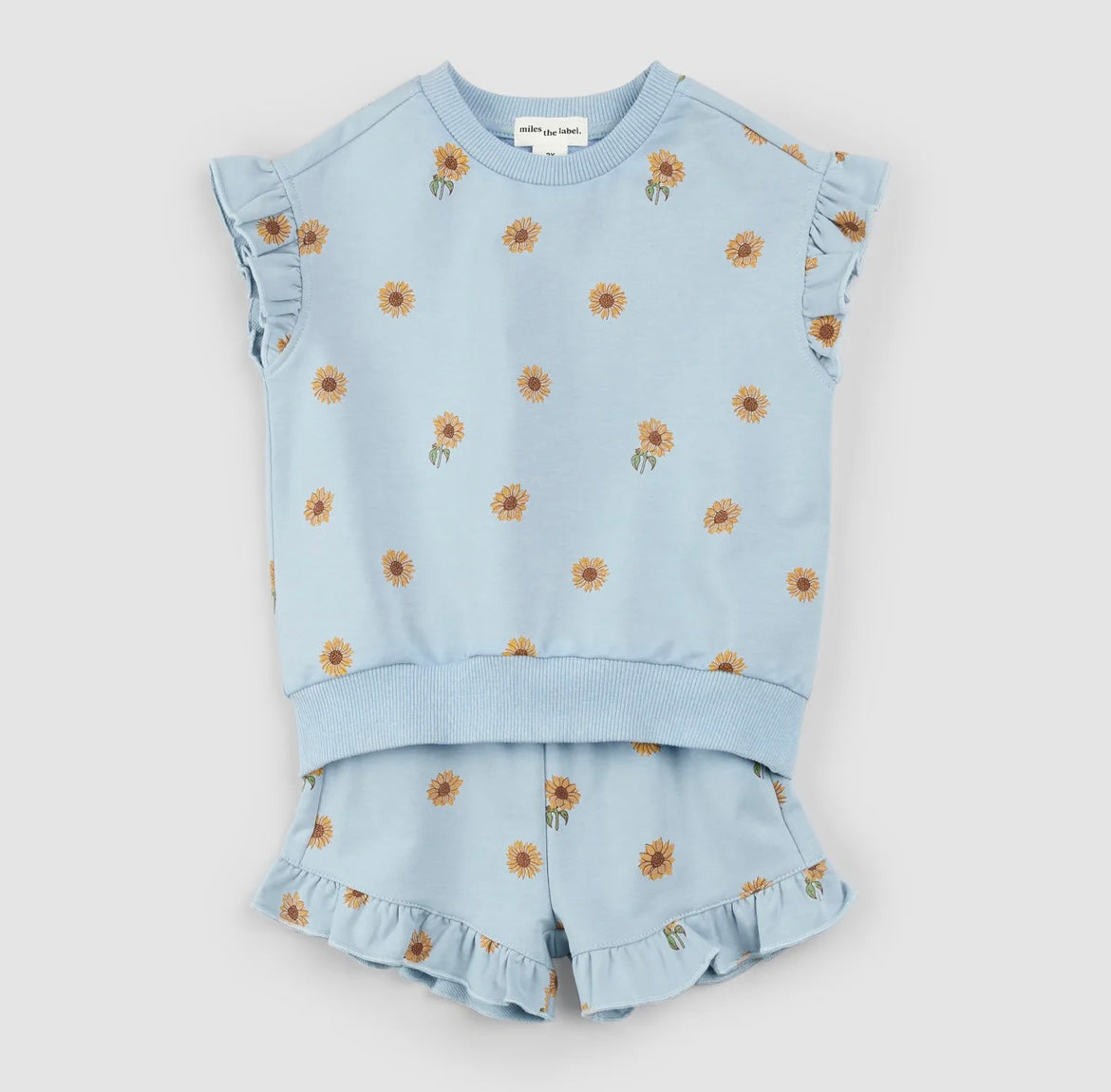 Miles the Label Sunflower Short Set