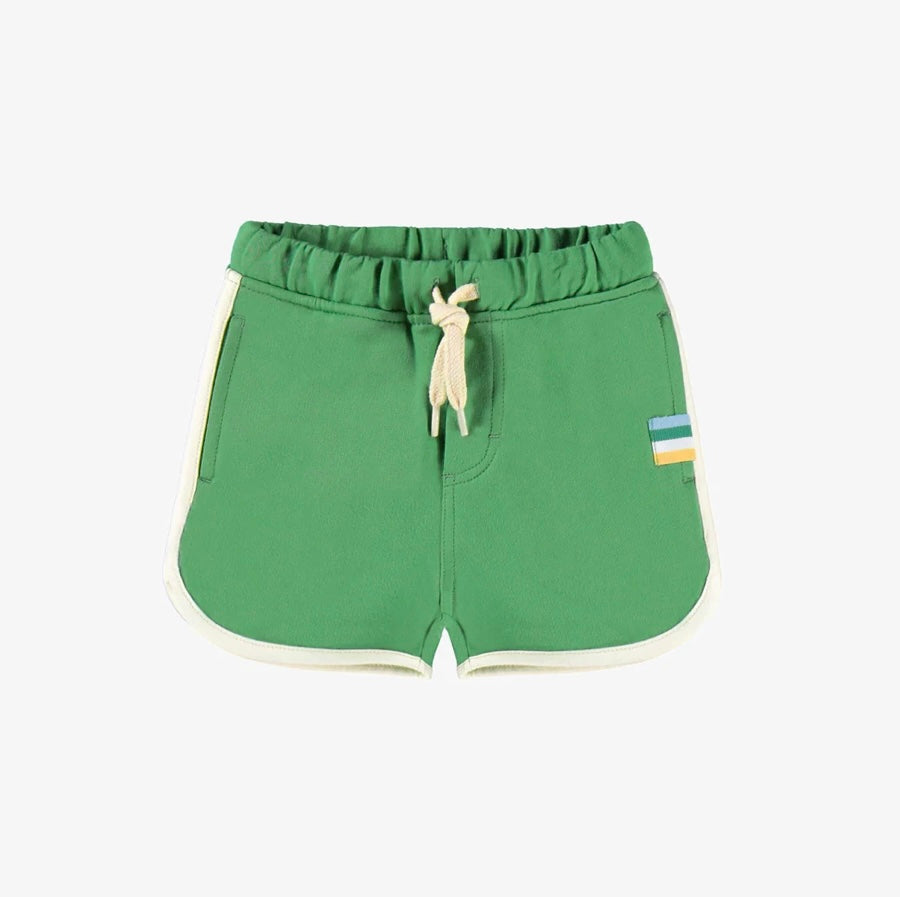 Souris Mini Sporty French Terry Shorts - Green