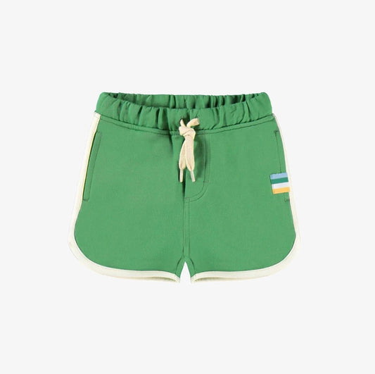 Souris Mini Sporty French Terry Shorts - Green