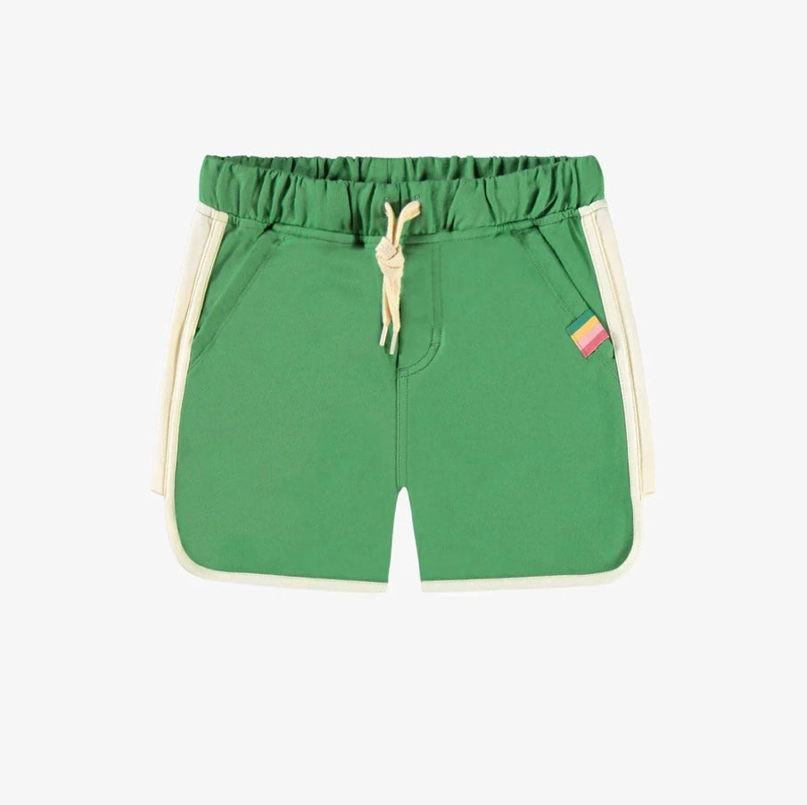 Souris Mini Sporty French Terry Shorts - Green