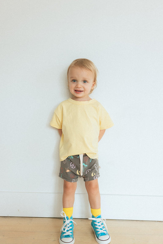 Jax & Lennon Shorties - Sidewalk Chalk