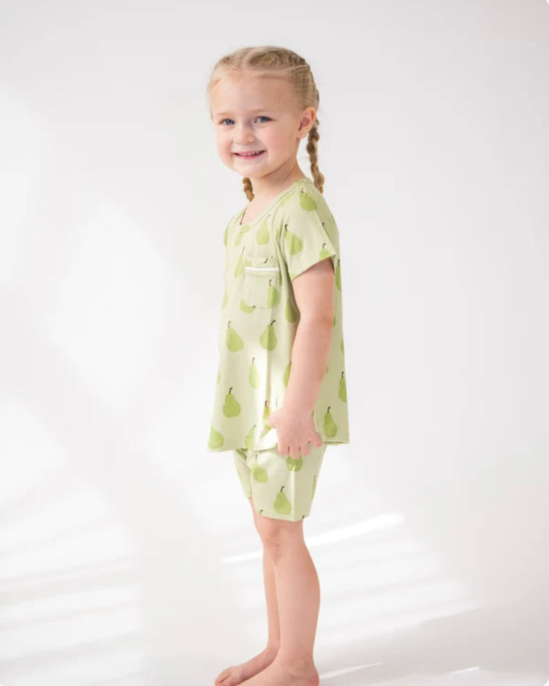 Bambi & Birdie Classic Shortie Set - Pear Sorbet