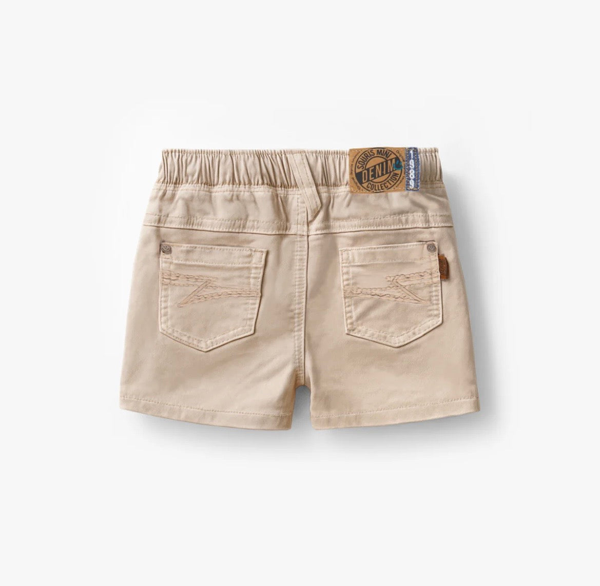 Souris Mini Beige Denim Short - Baby