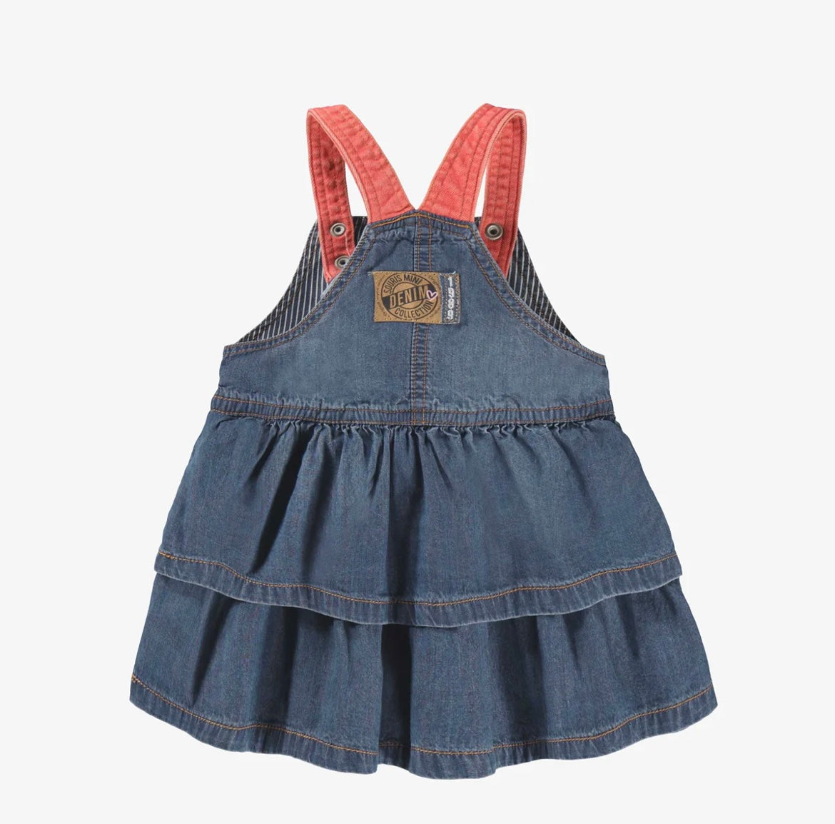 Souris Mini Denim Jumper Dress