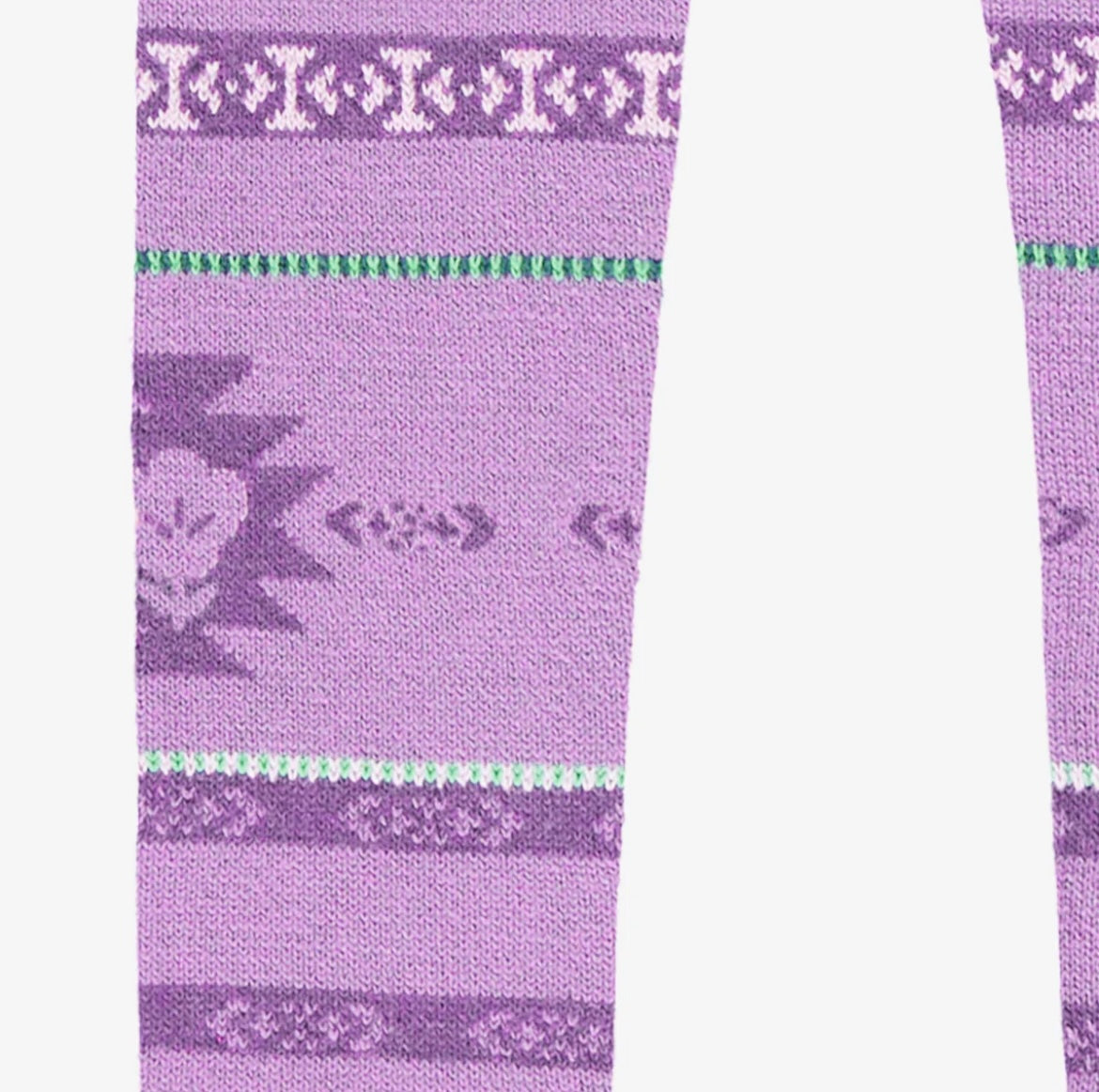 Souris Mini Patterned Knit Leggings