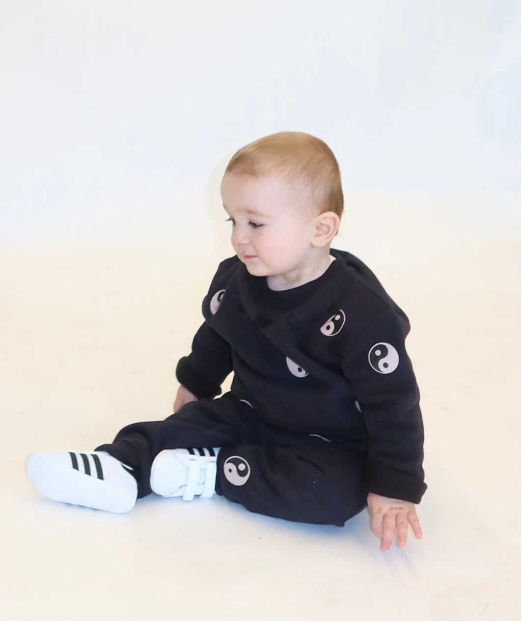 Brunette the Label All Over Yin Yang Core Crew