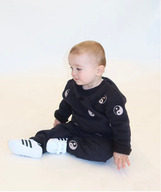 Brunette the Label All Over Yin Yang Core Crew