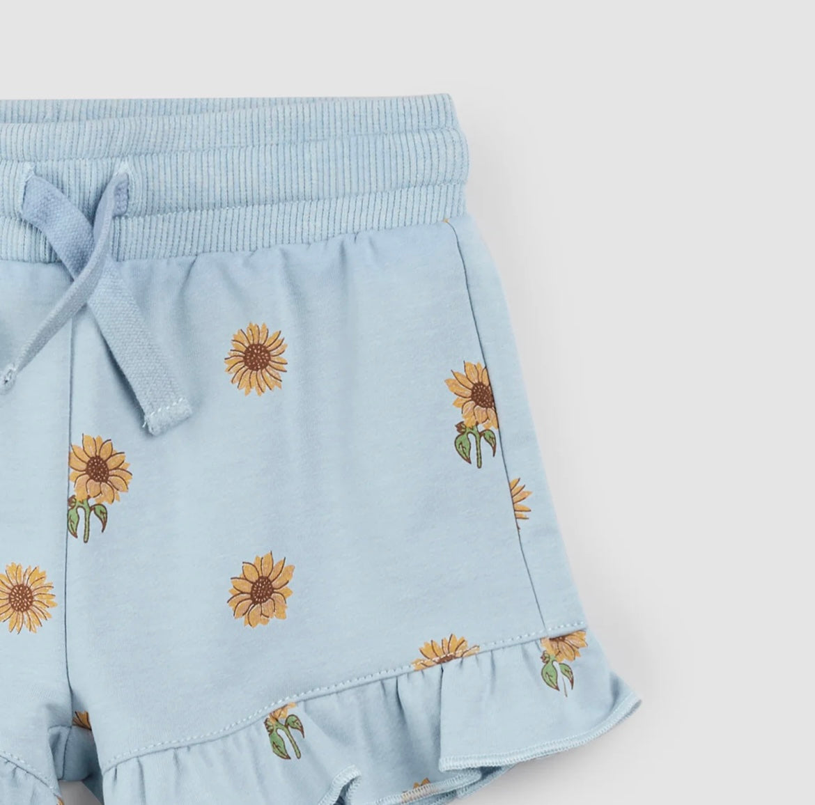 Miles the Label Sunflower Ruffled Shorts