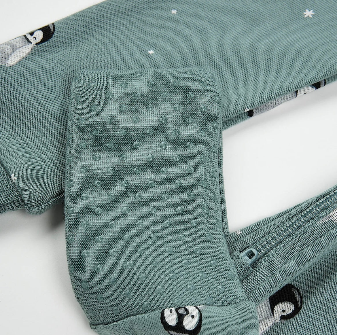 Petit Lem Footless Sleeper - Penguins