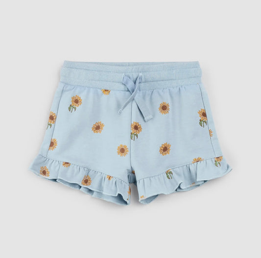 Miles the Label Sunflower Ruffled Shorts
