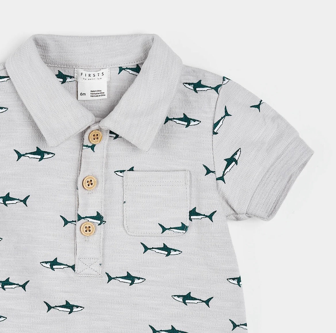 Petit Lem Great White Romper