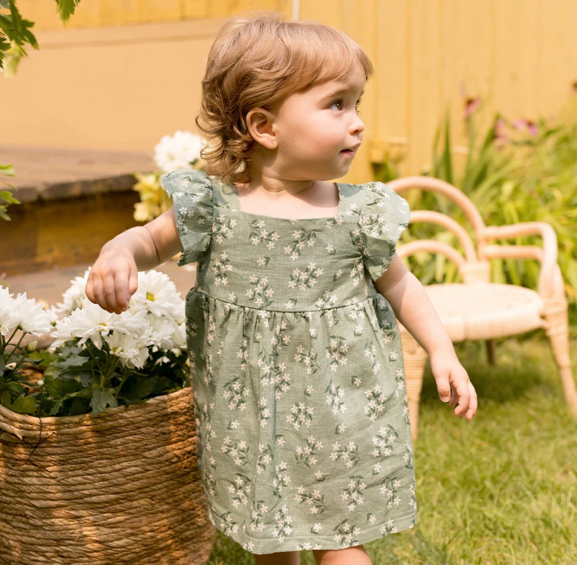 Petit Lem Laurel Floral Print Dress