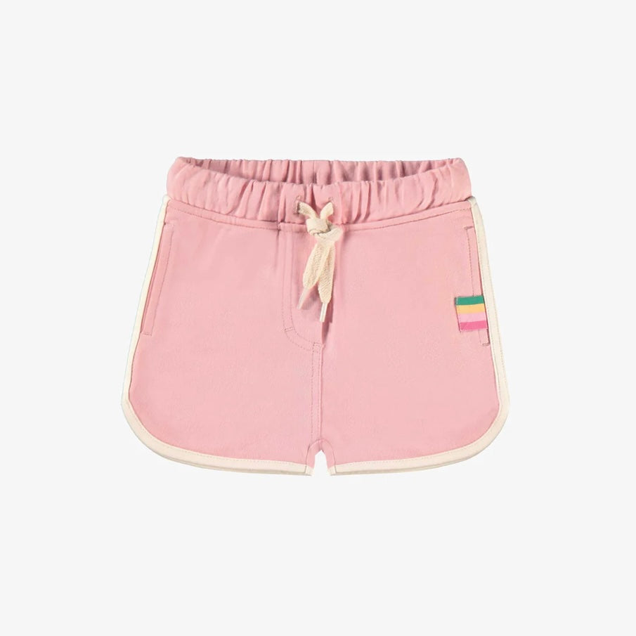 Souris Mini Sporty French Terry Shorts - Pink