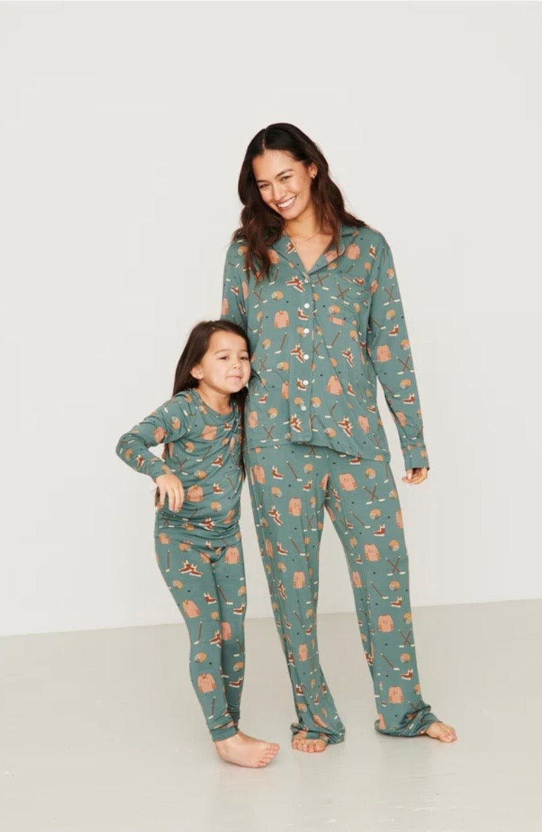 Bambi & Birdie Classic PJ Set - Hockey