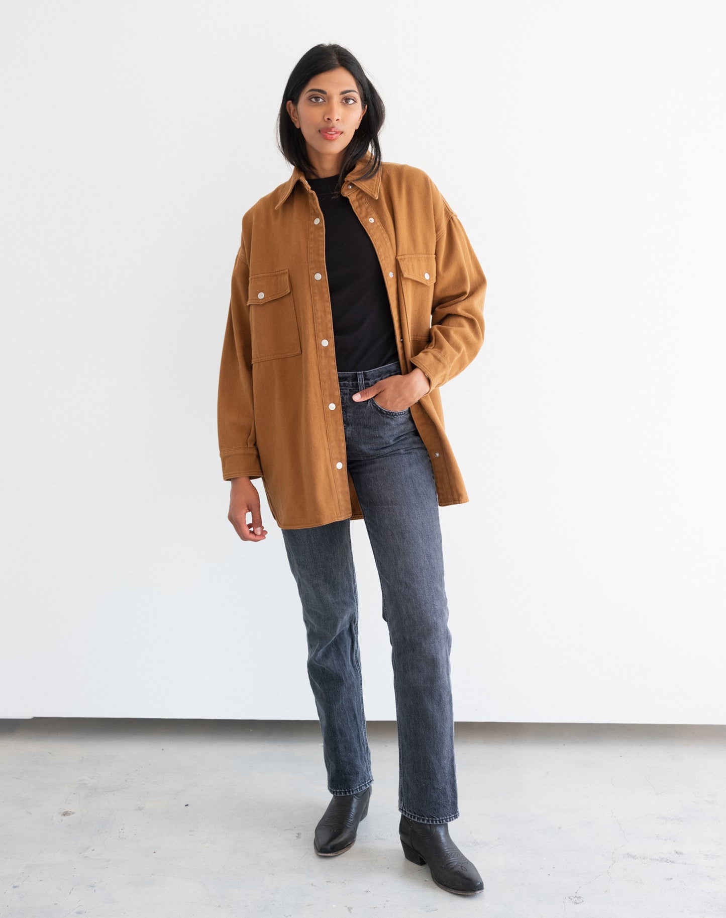 Brunette the Label Shania Jacket - Chestnut