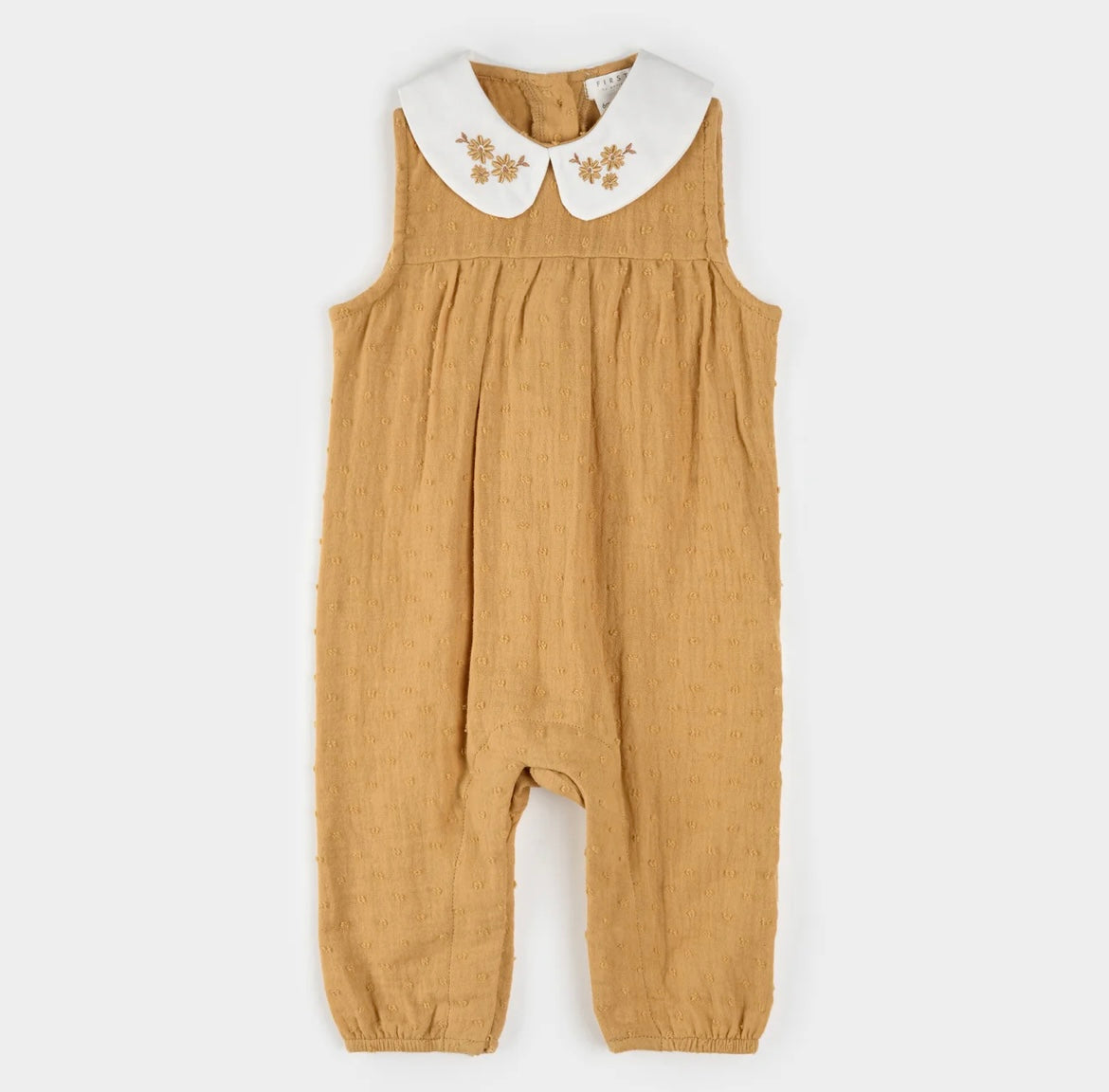 Petit Lem Gauze Jumpsuit - Golden Yellow