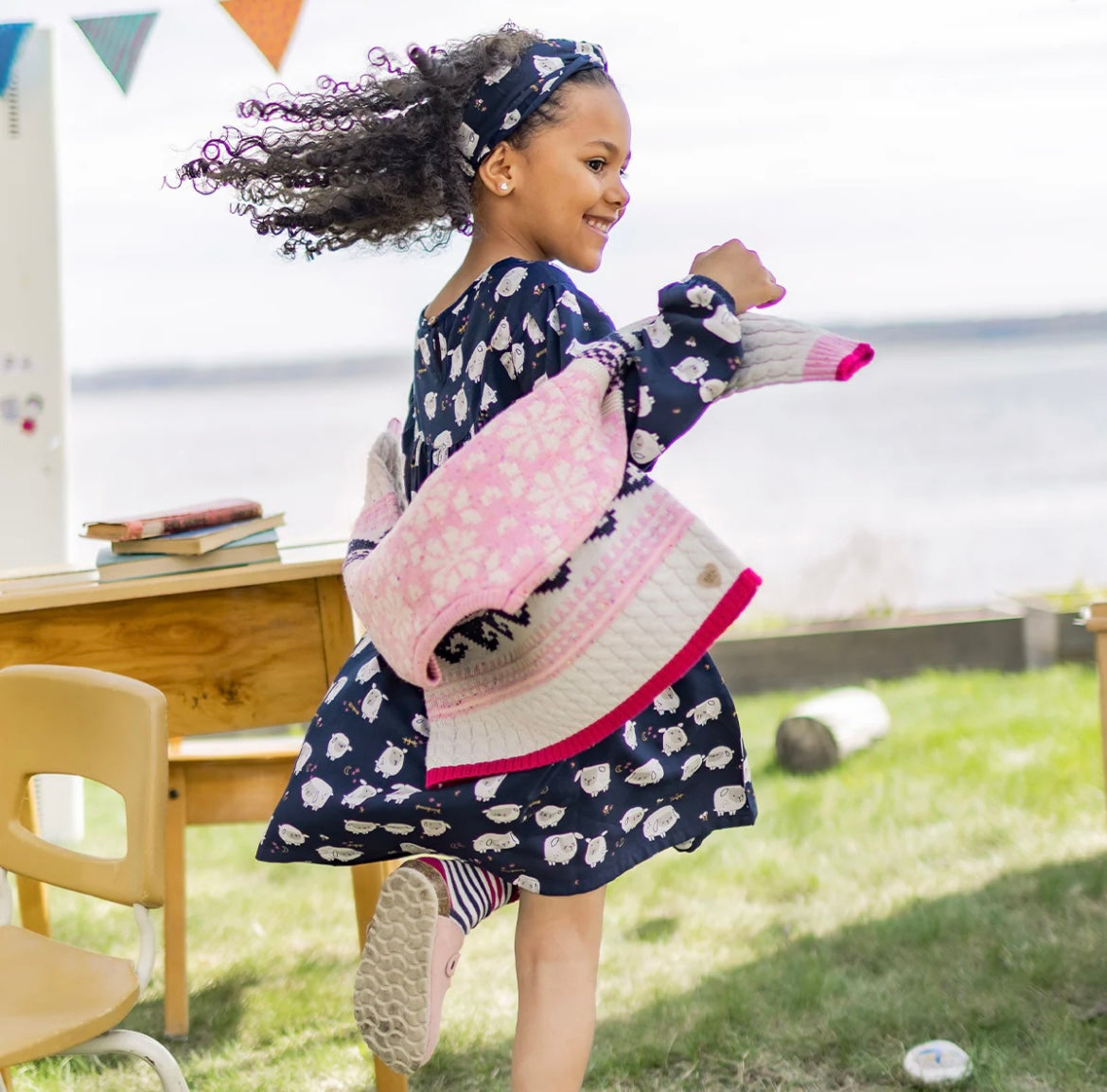 Souris Mini Counting Sheep Dress - Child