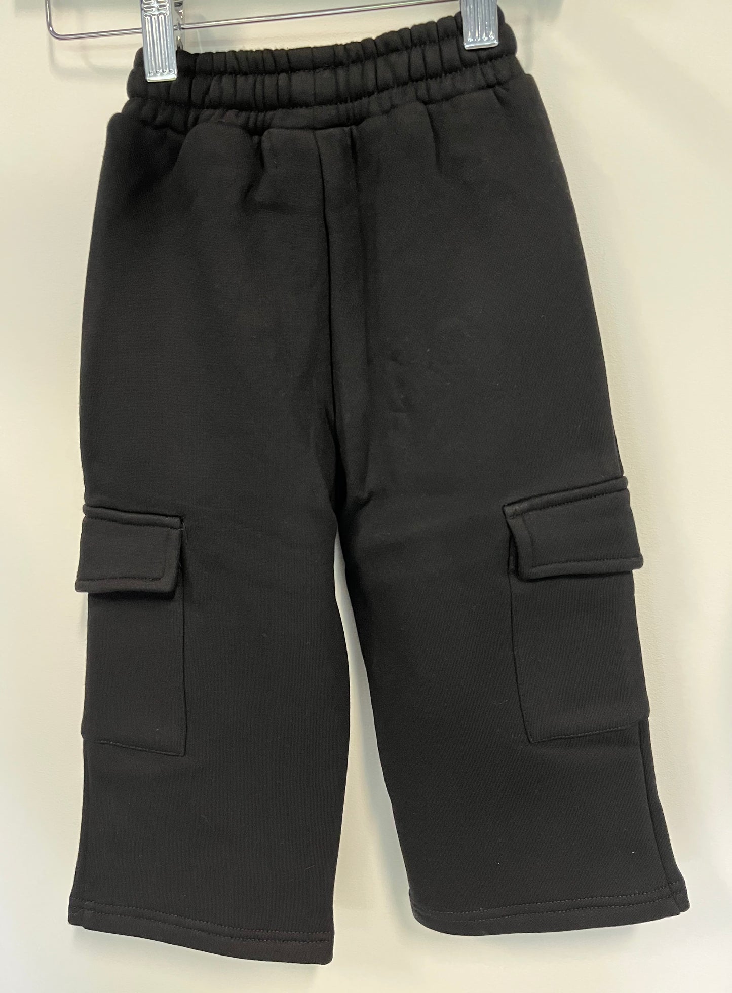 Brunette the Label Kids Cargo Jogger - Black