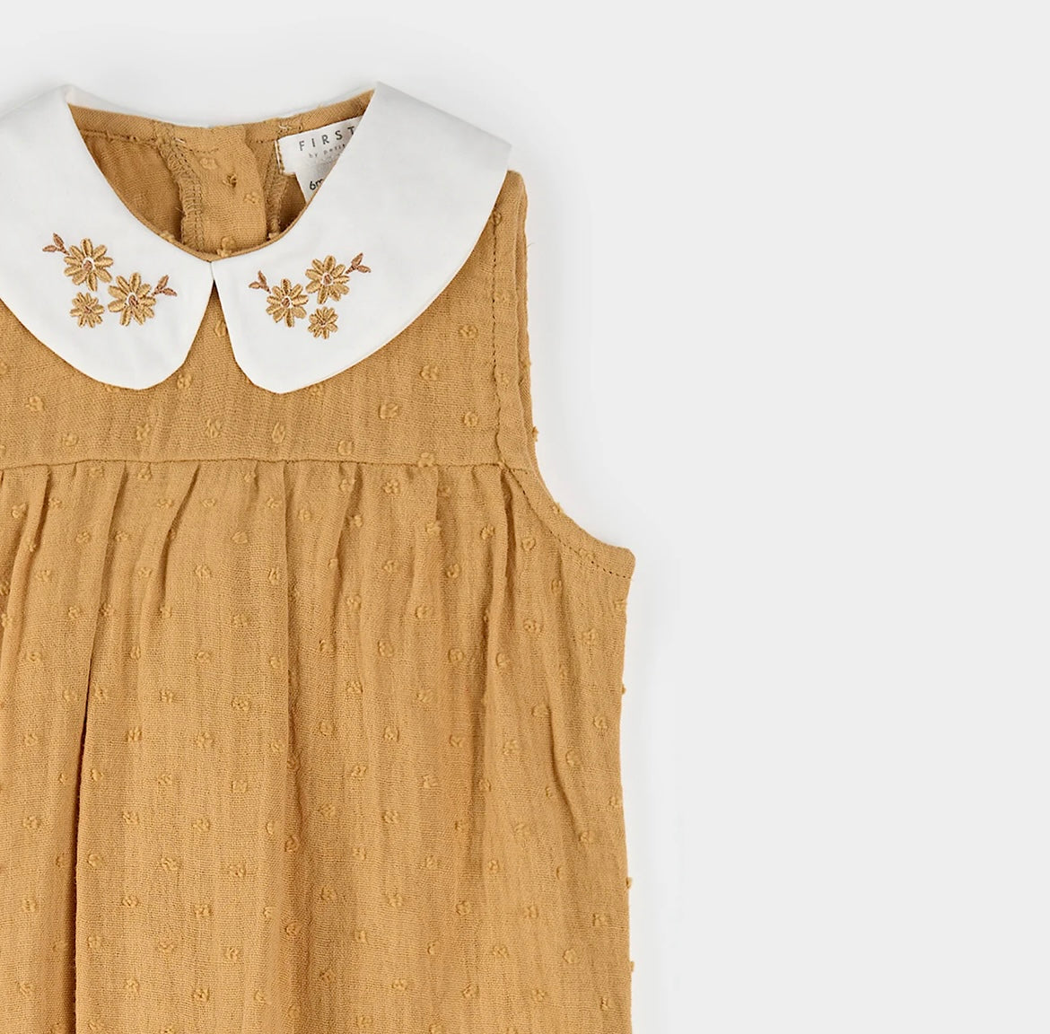 Petit Lem Gauze Jumpsuit - Golden Yellow