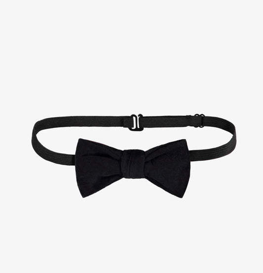 Souris Mini Black Velvet Adjustable Bow Tie