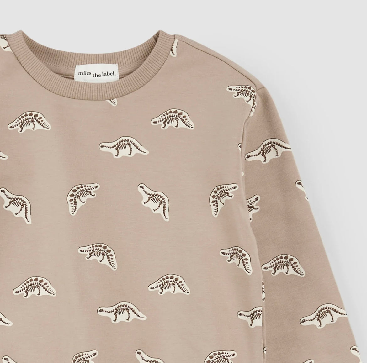 Miles the Label Sweatshirt - Dino Fossil