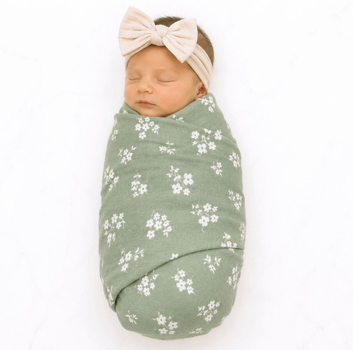 Baby Bliss Muslin Swaddle Blanket - Blooming Daisy