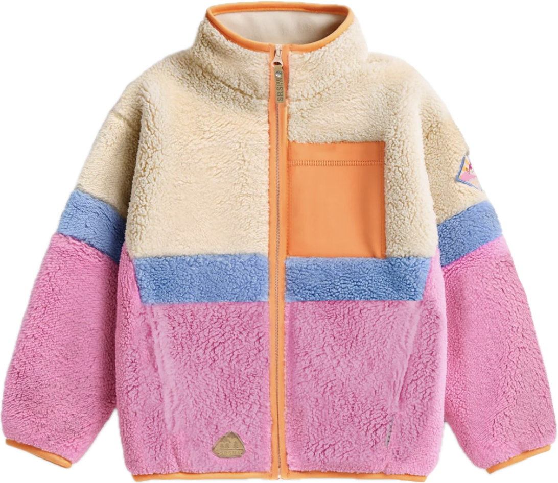 Souris Mini Pink Colour Block Jacket