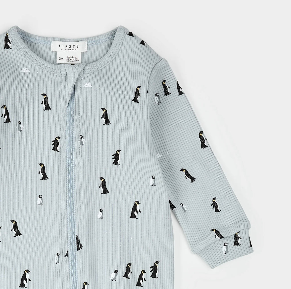 Petit Lem Footed Sleeper - Penguin
