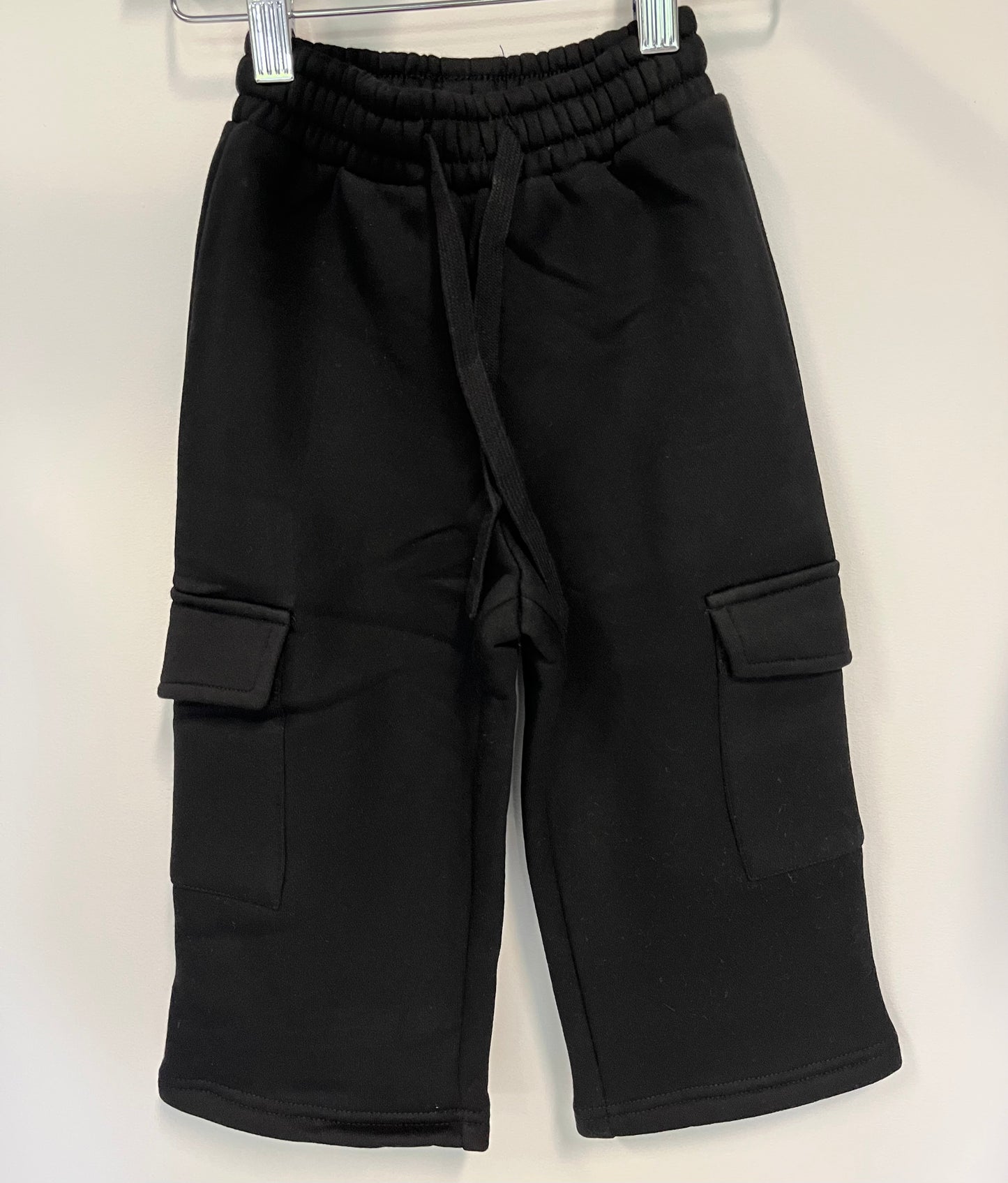 Brunette the Label Kids Cargo Jogger - Black