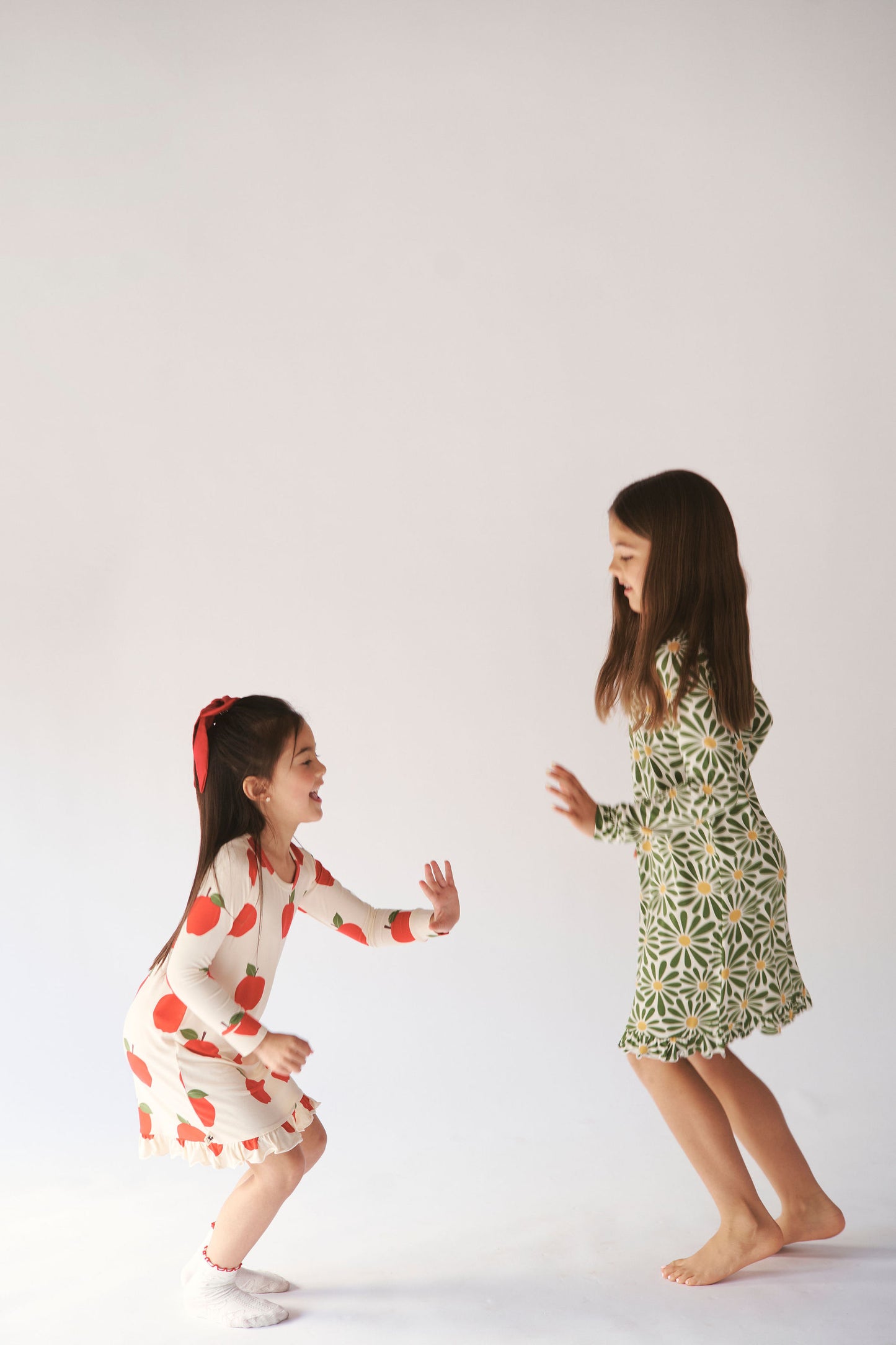 Bambi & Birdie Long Sleeved Ruffled Dress - Daisy Dreams