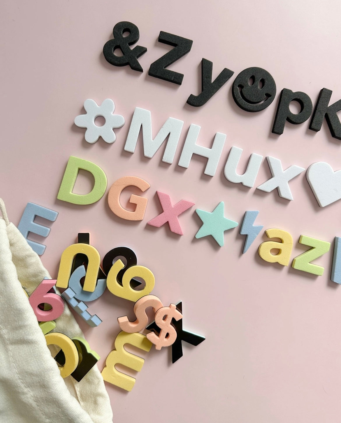 Soft Foam Magnetic Letters & Symbols (150 pc)