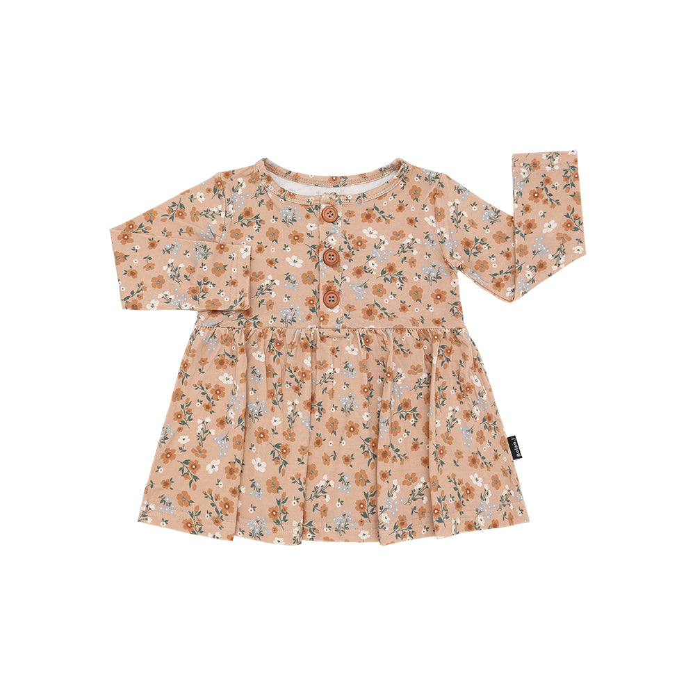 Belan.J Long Sleeve Peplum Dress - Amber Garden