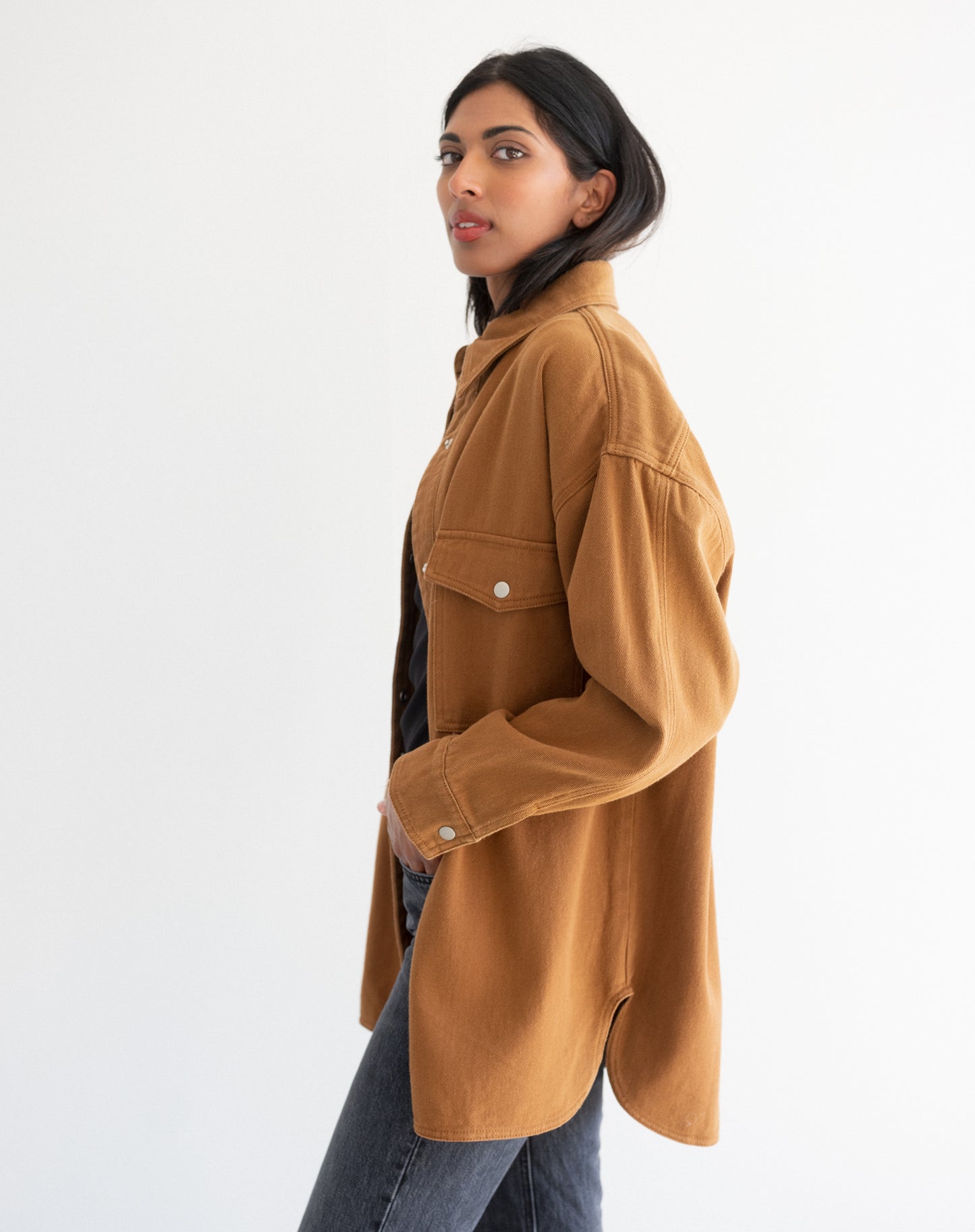 Brunette the Label Shania Jacket - Chestnut