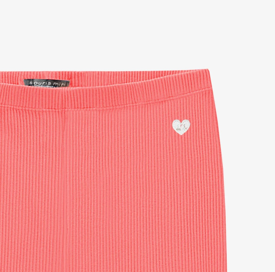 Souris Mini Ribbed Knit Legging - Pink