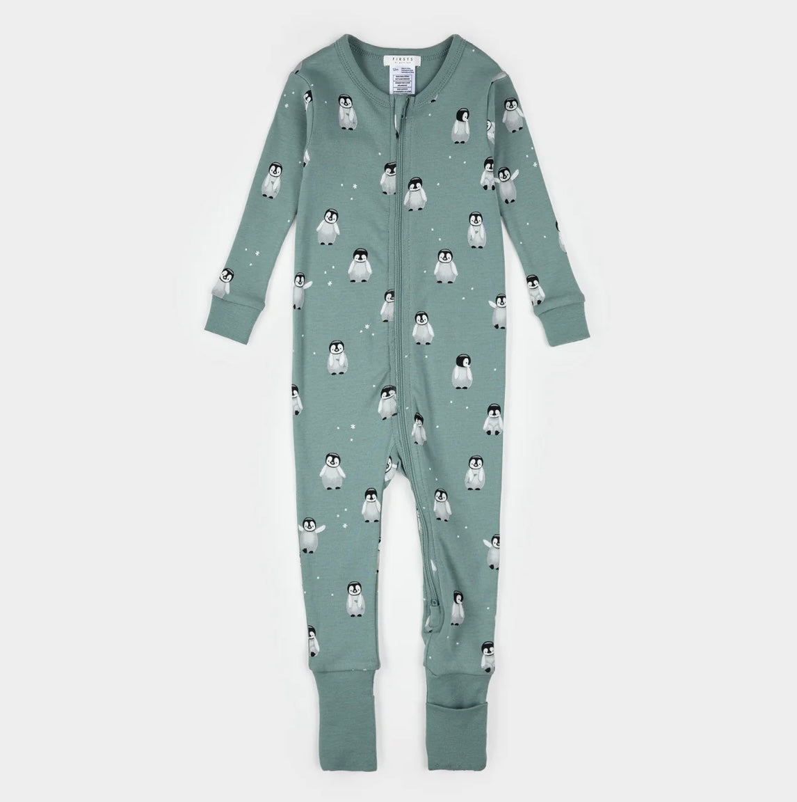 Petit Lem Footless Sleeper - Penguins