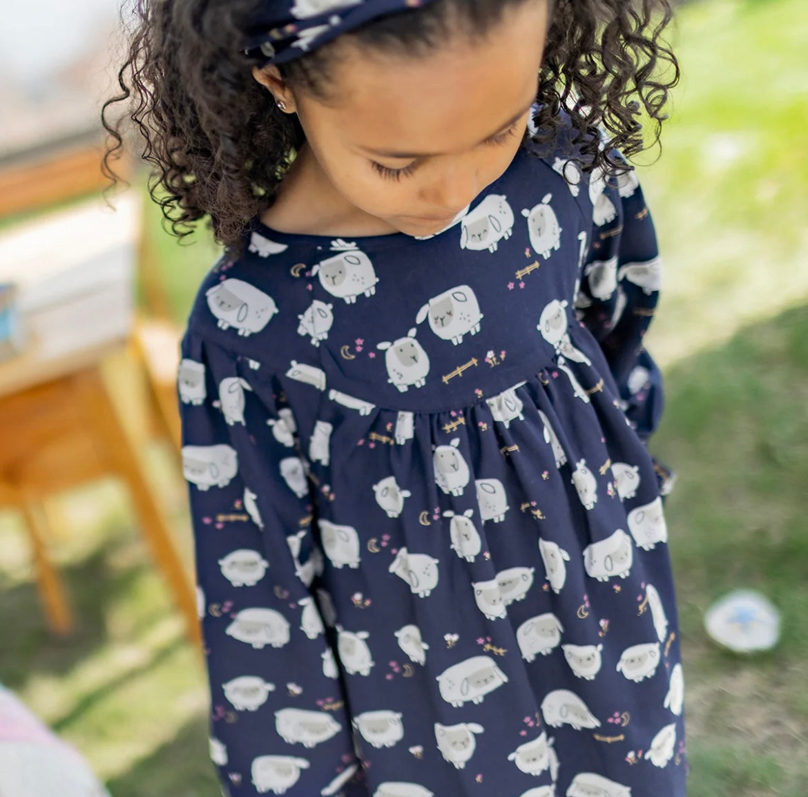 Souris Mini Counting Sheep Dress - Child