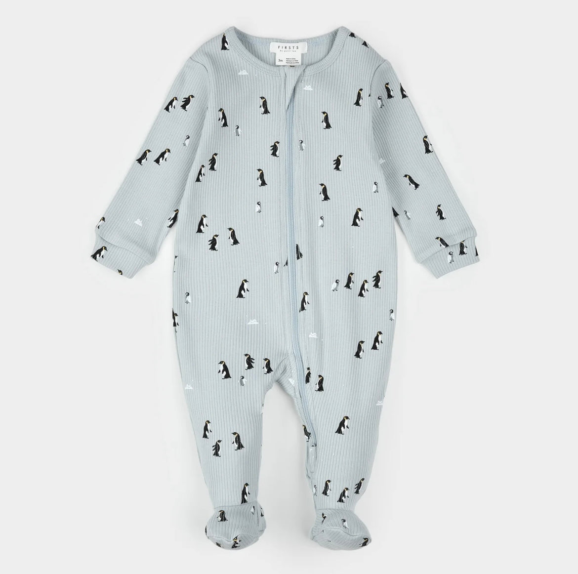 Petit Lem Footed Sleeper - Penguin