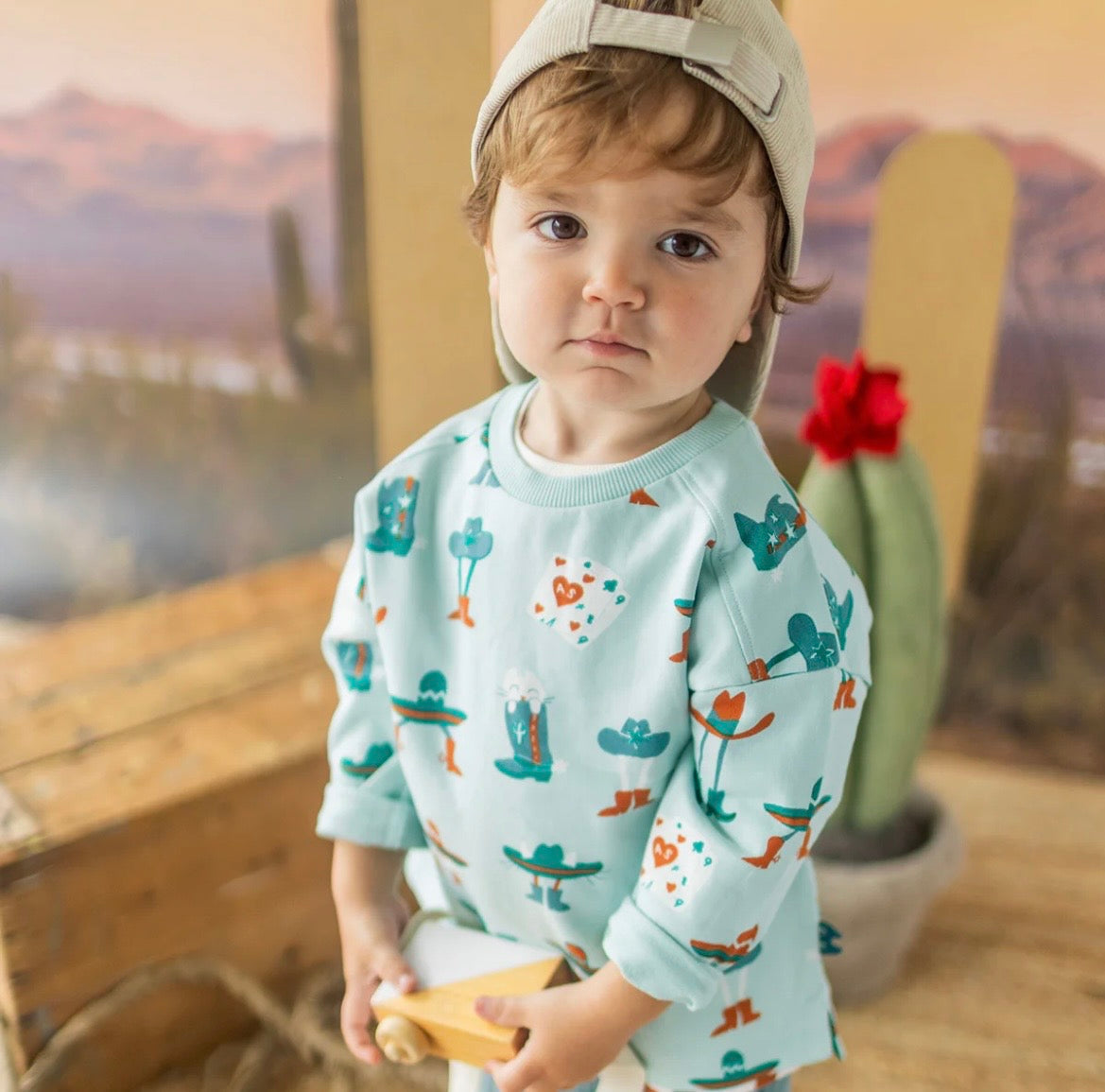 Souris Mini Western Print Shirt - Baby