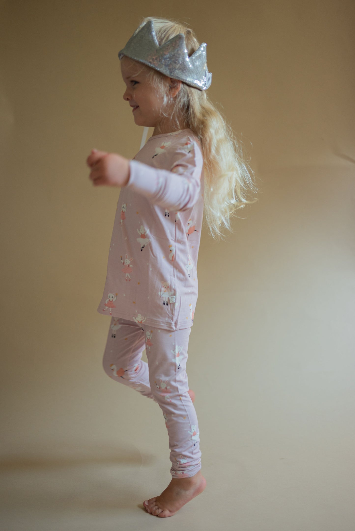 Roobear Ballerinas Bamboo Two-Piece PJs