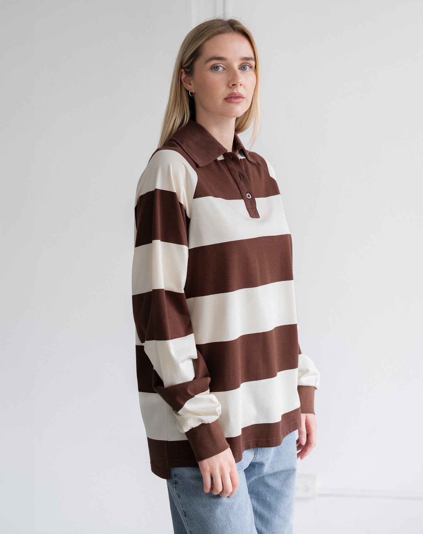 Brunette the Label Classic Rugby Polo
