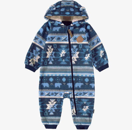 Souris Mini Fleece One Piece - Blue