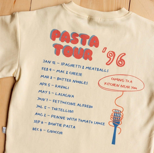 Roobear Pasta Tour Organic Cotton Tee