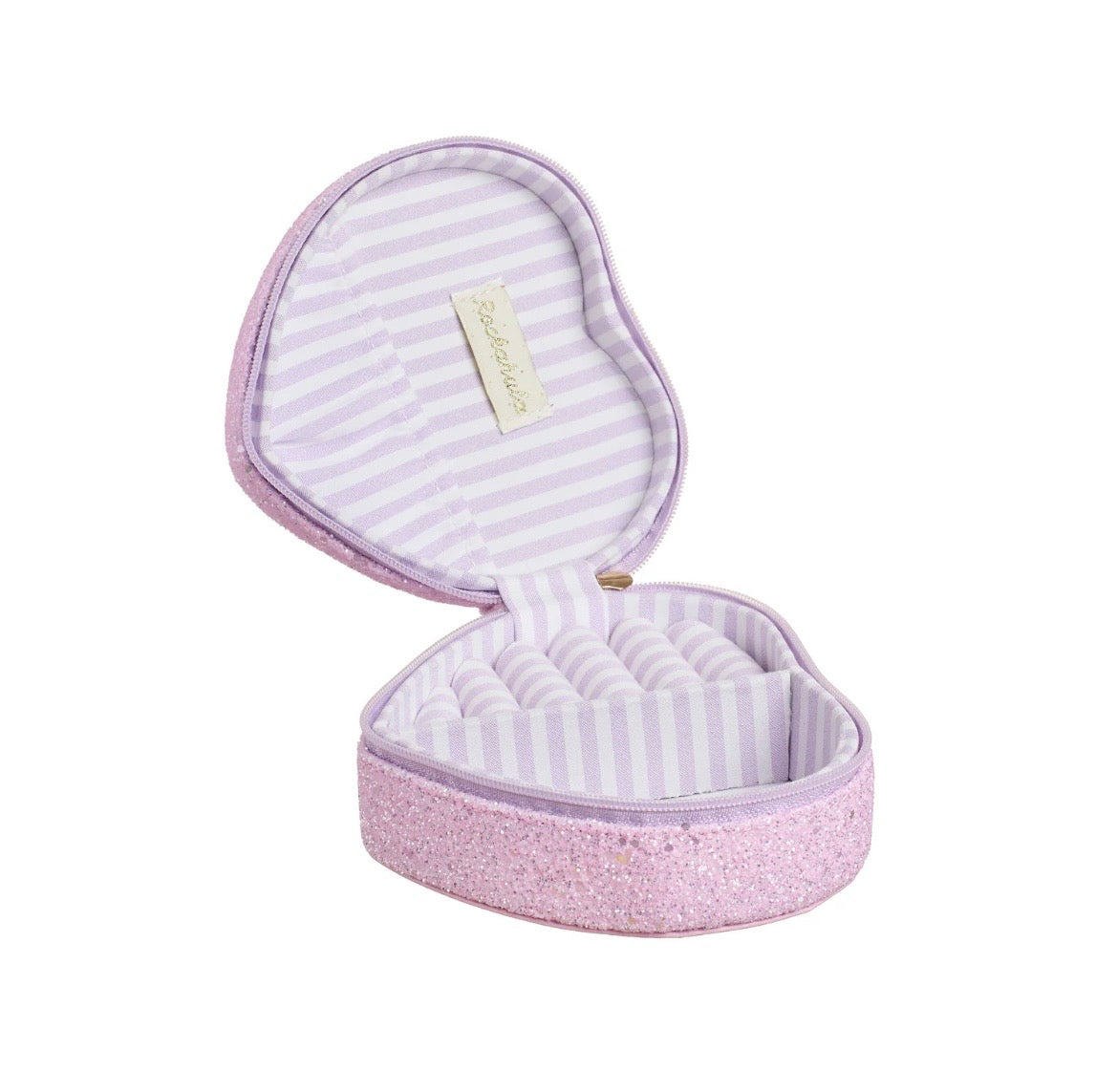 Enchanted Glitter Heart Jeweller Box