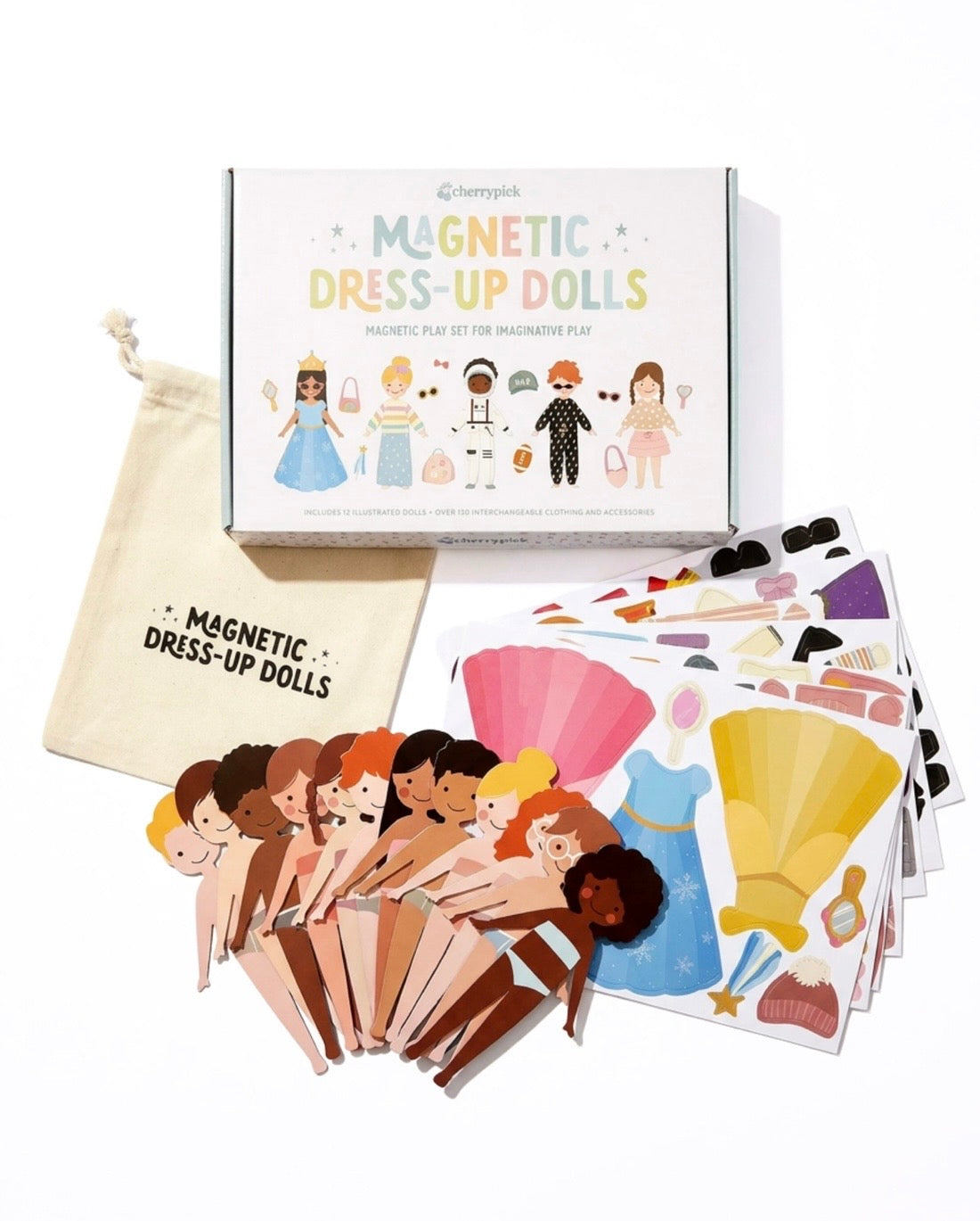 Cherrypick Magnetic Dress-Up Dolls Play Set
