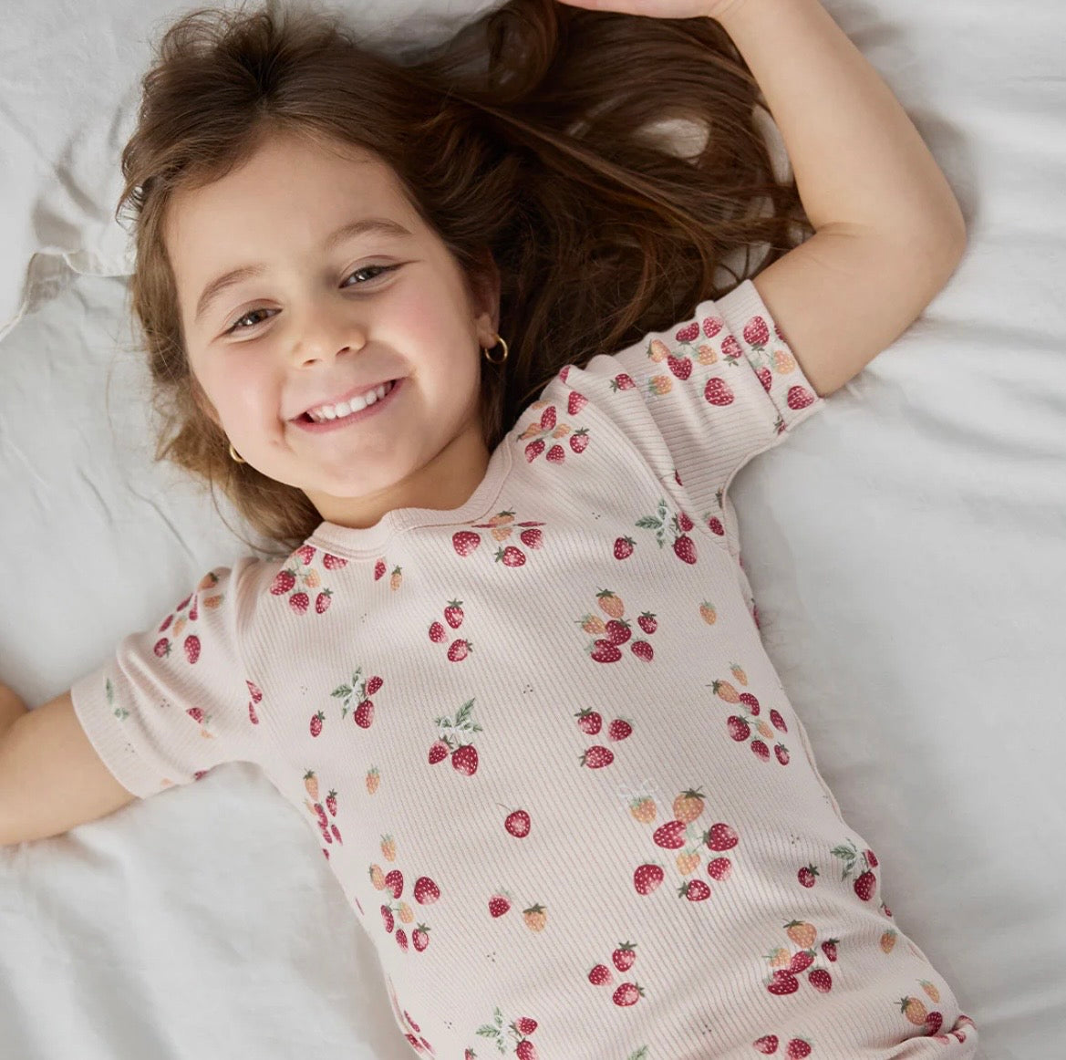 Petit Lem Strawberry PJ Set