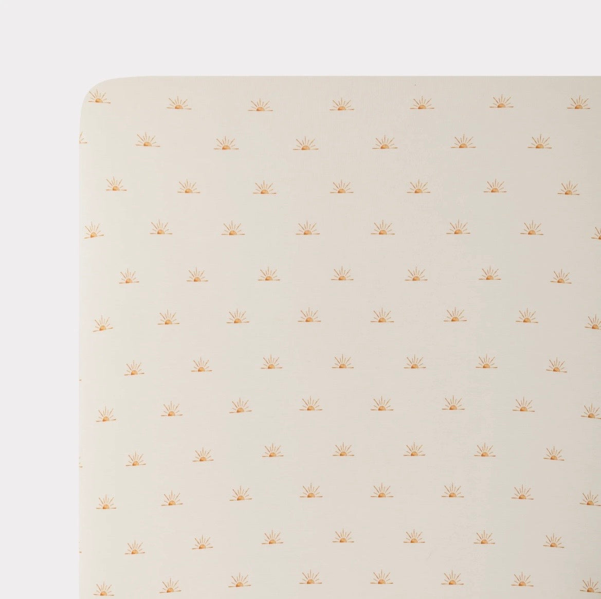 Pip + Phee Bamboo Crib Sheet - Suns