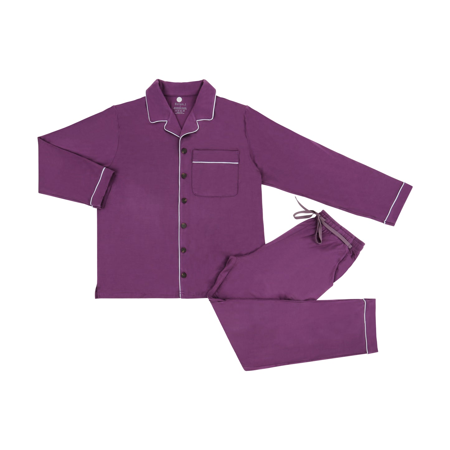 Belan.J Women’s Classic Long Sleeve PJ Set