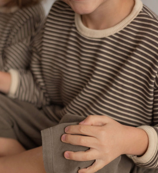 Roobear Brown Striped Shirt