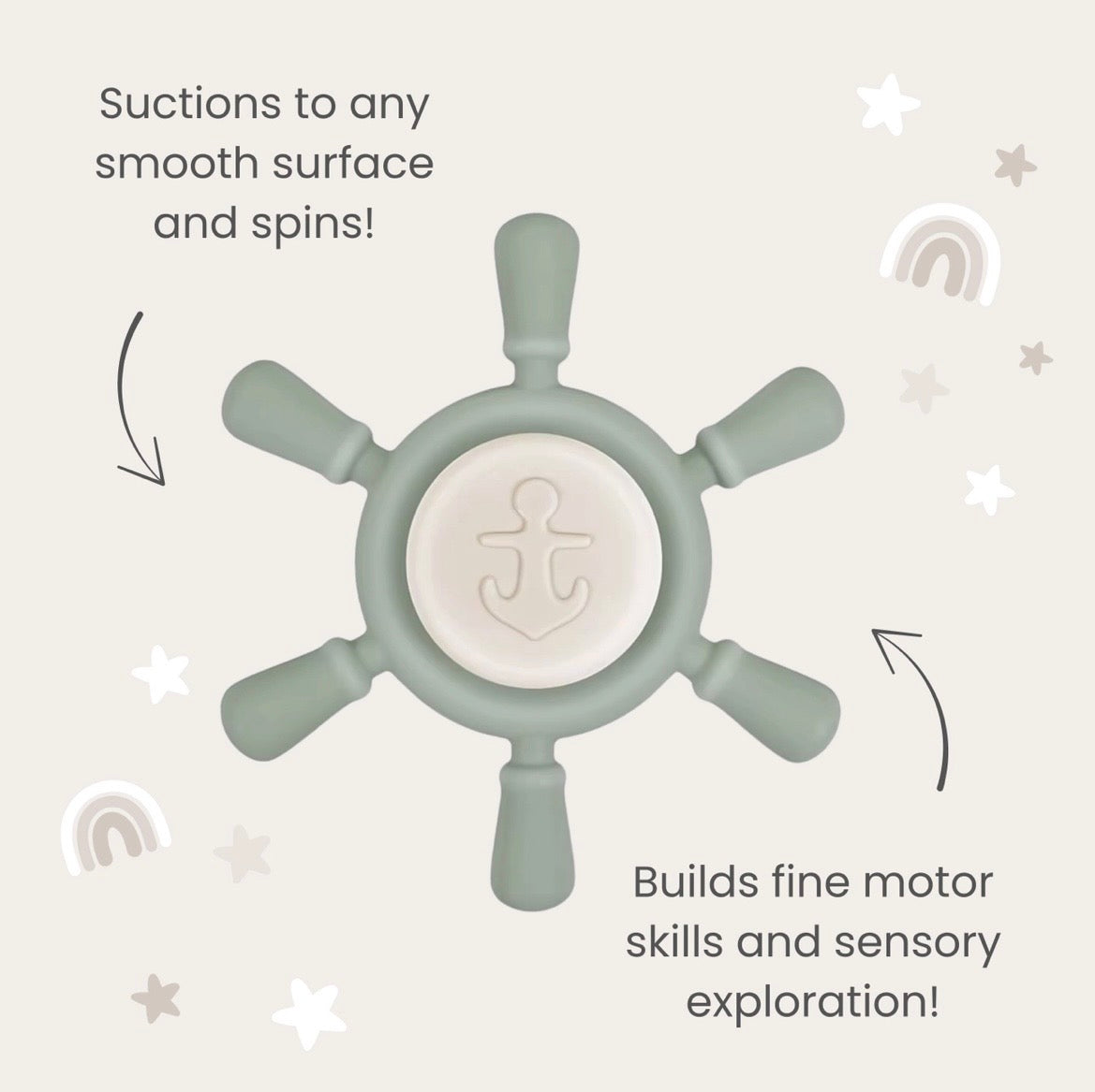 Baby Bliss Suction Spinner Toy